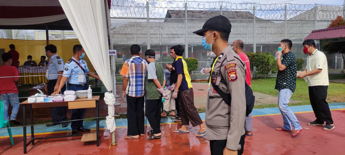 Di Lapas Kelas II A Bengkulu, 231 WBP Salurkan Hak Pilih