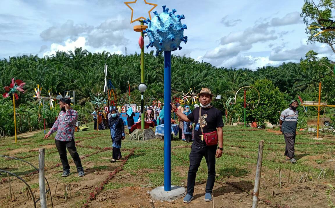 Ada Monumen Covid-19 di Taman Belajar, Ingatkan Wabah Ini Membahayakan