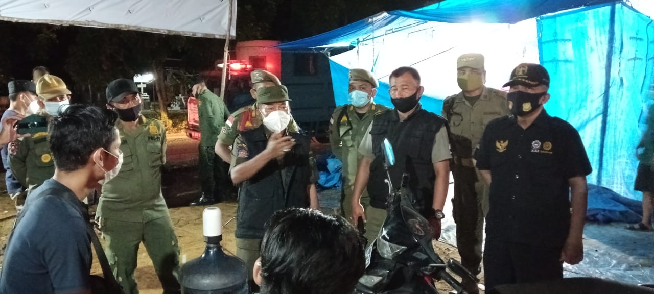 Satpol PP Tegur Pasar Malam Membandel