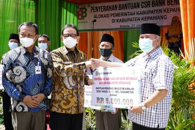 30 Masjid Dapat CSR dari Bank Bengkulu