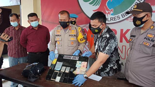 Bekuk Bandar Narkoba, Polres Bengkulu Sita Barang Bukti Senilai Rp 400 Juta