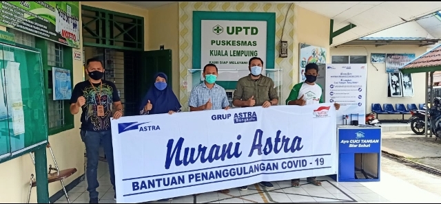 Group Astra Bengkulu Beri Bantuan Fasilitas Cuci Tangan di KBA Lempuing