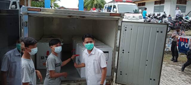 Kota Bengkulu Terima 9.040 Vial Vaksin Sinovac