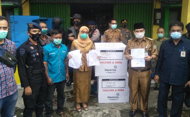 20.280 Dosis Vaksin Covid-19 Tiba di Gudang Dinkes Provinsi