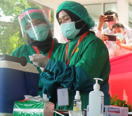Vaksinasi Gelombang II Khusus TNI dan Polri