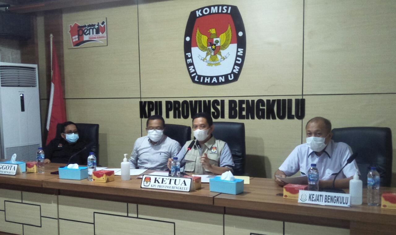 Besok KPU Provinsi Bengkulu Tetapkan Gubernur dan Wagub Terpilih