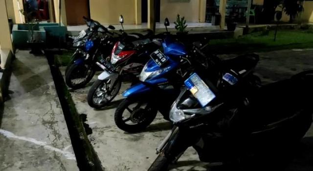 Diduga Bodong, 5 Unit Sepeda Motor Diamankan Polsek Muara Bangkahulu