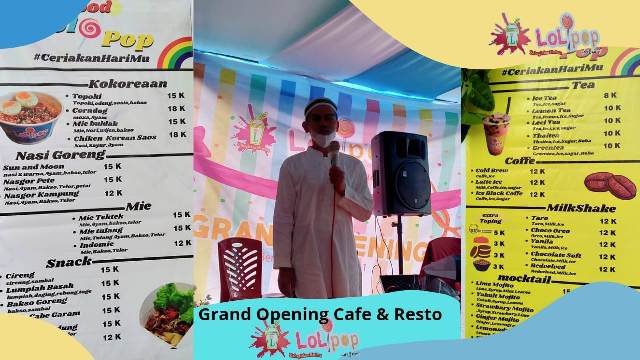 Grand Opening Lolipop Cafe dan Resto, Undang Anak Panti Buka Bersama