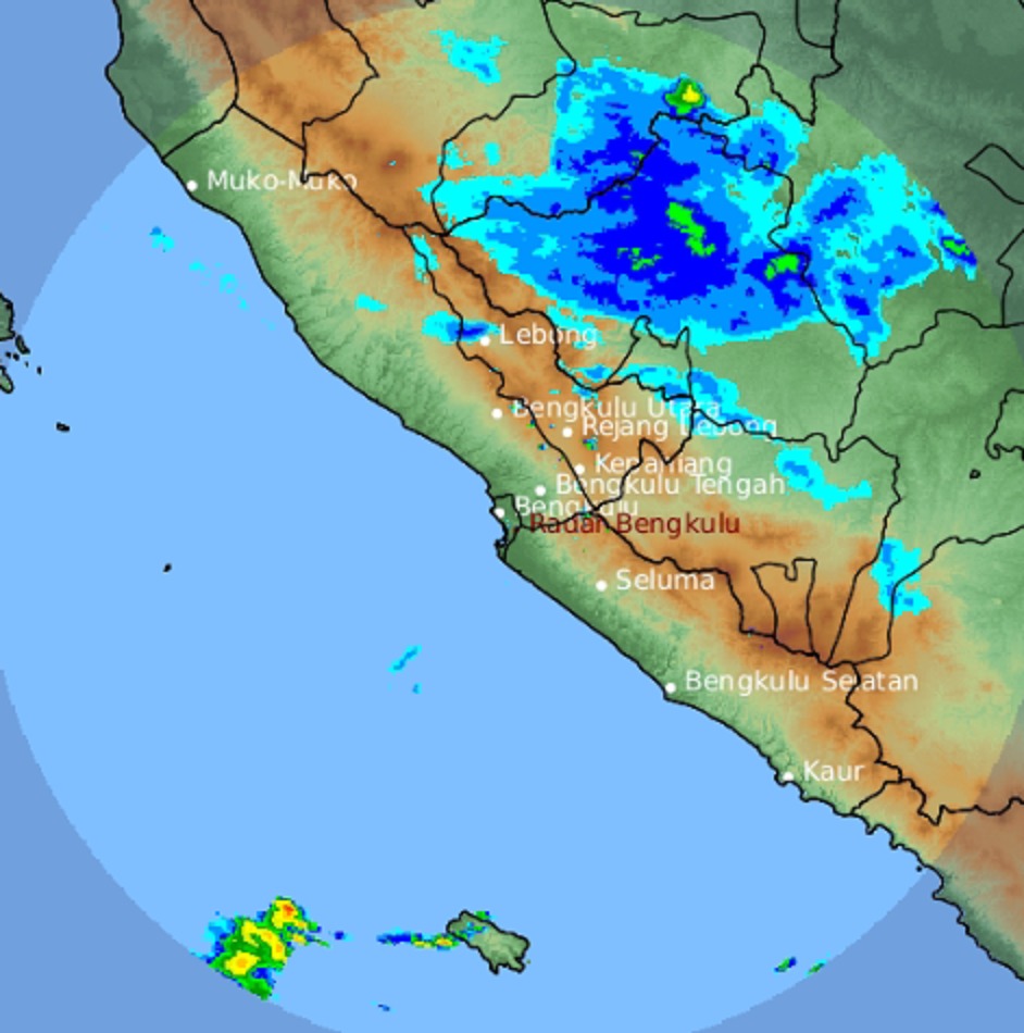 Hujan Sedang hingga Lebat di Bengkulu Masih Berpotensi Terjadi
