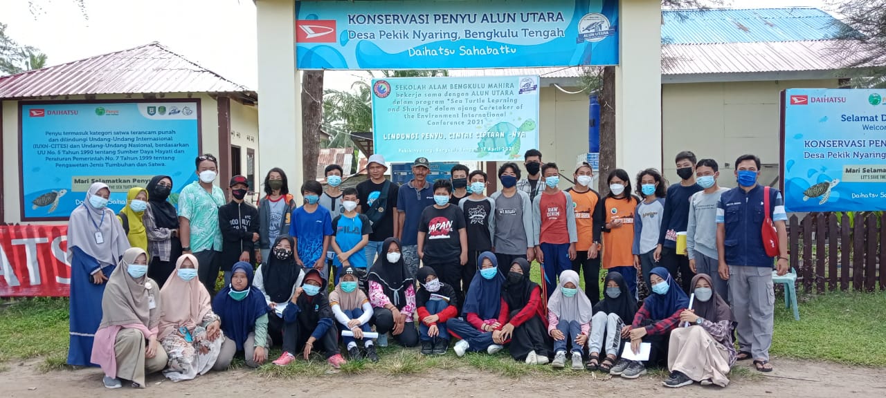 Program Sea Turtle Learning and Sharing, Siswa SAB Mahira Peduli Penyu