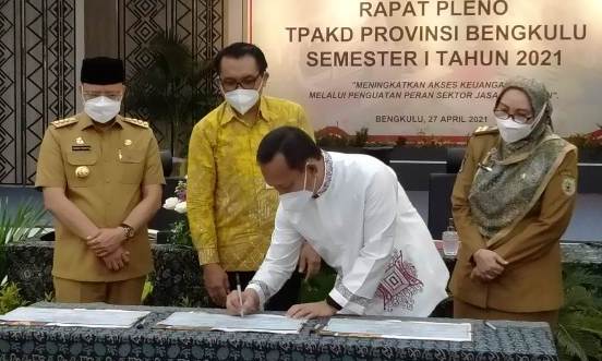 Sepakati Tiga Program untuk Tingkatkan Akses Keuangan Bagi Masyarakat Bengkulu