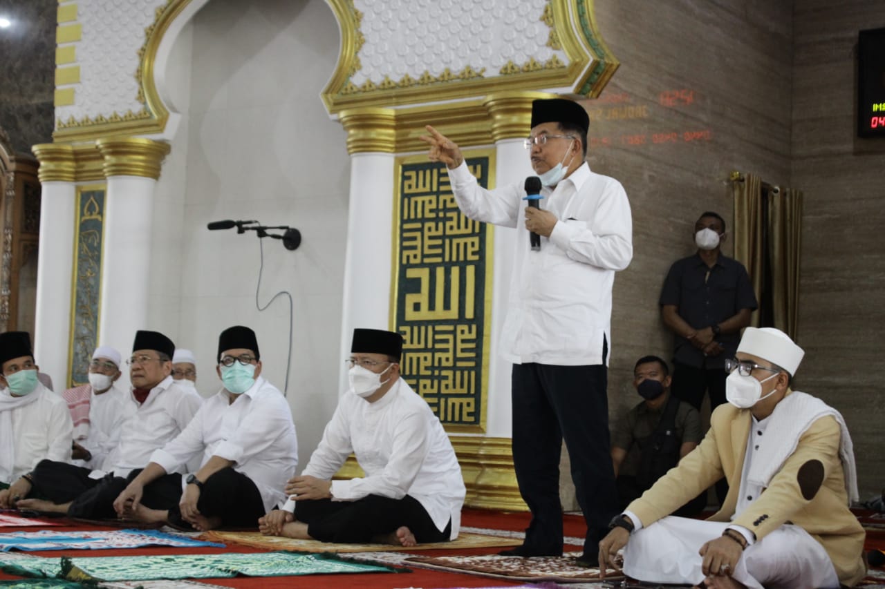 Bukan Hanya Tempat Ibadah, Jusuf Kalla: Masjid dapat Menjadi Tempat Pendidikan Agama Bahkan Ekonomi