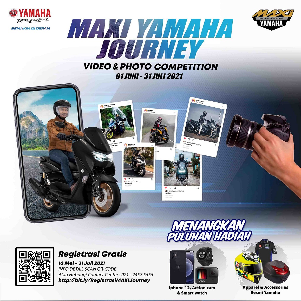 Maxi Yamaha Journey, Kompetisi Video dan Foto Pengguna Maxi Yamaha
