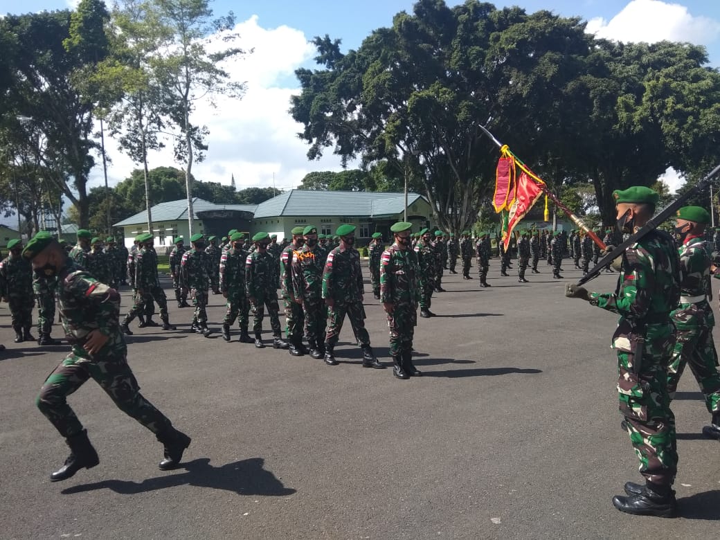 Selamat Bertugas Jaga Perbatasan, 450 Personel Yonif 144 Jaya Yudha Diberangkatkan