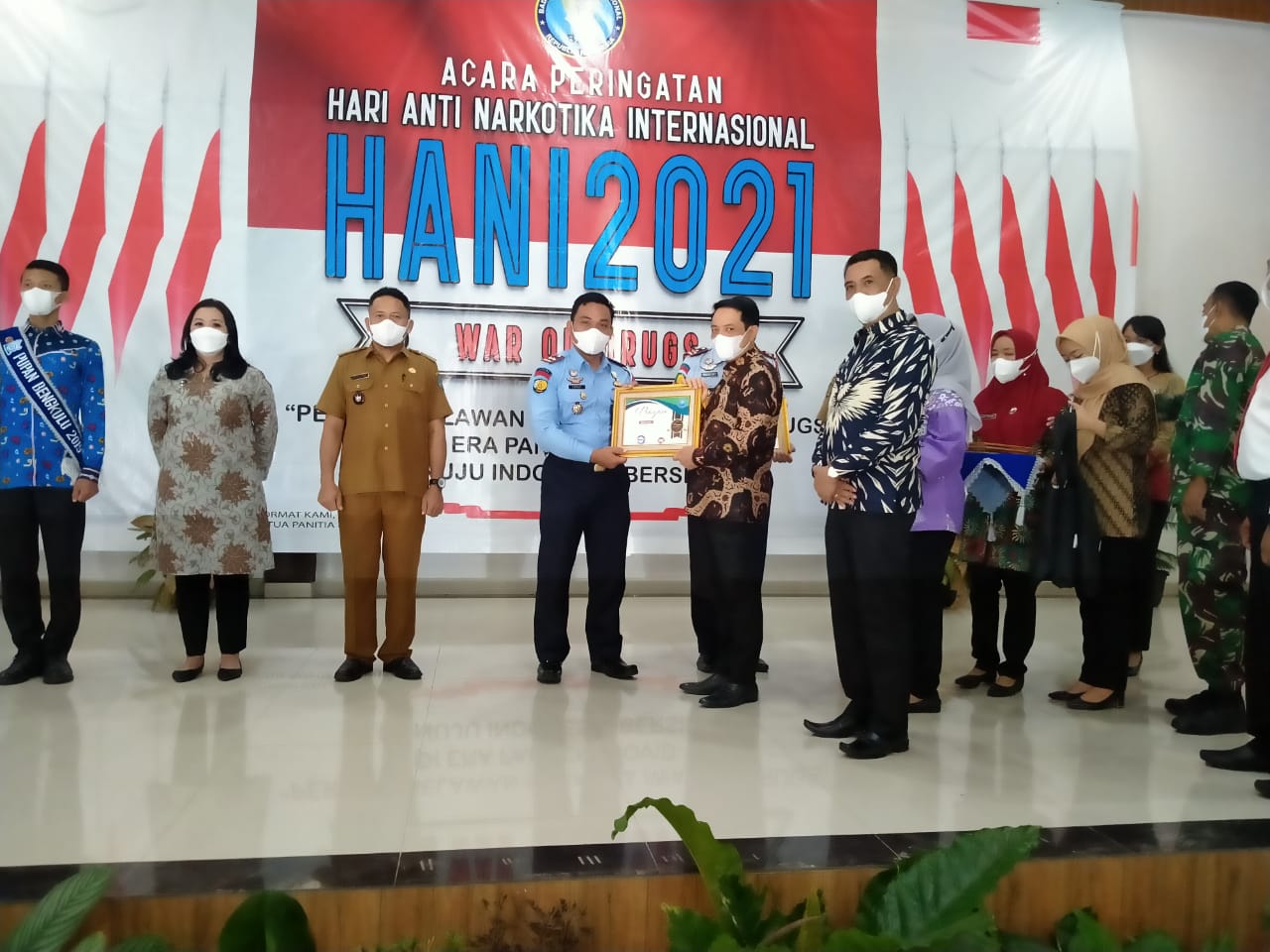 Raih Penghargaan P4GN Peringatan HANI, Rutan Bengkulu Komitmen Bersinergi Berantas Narkoba