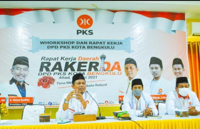 Targetkan Menang Pemilu 2024, DPD PKS Kota Bengkulu Gelar Rakerda 2021