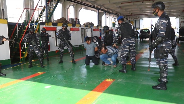 Lanal Bengkulu Selamatkan KMP Pulo Tello dari Kawanan Perompak