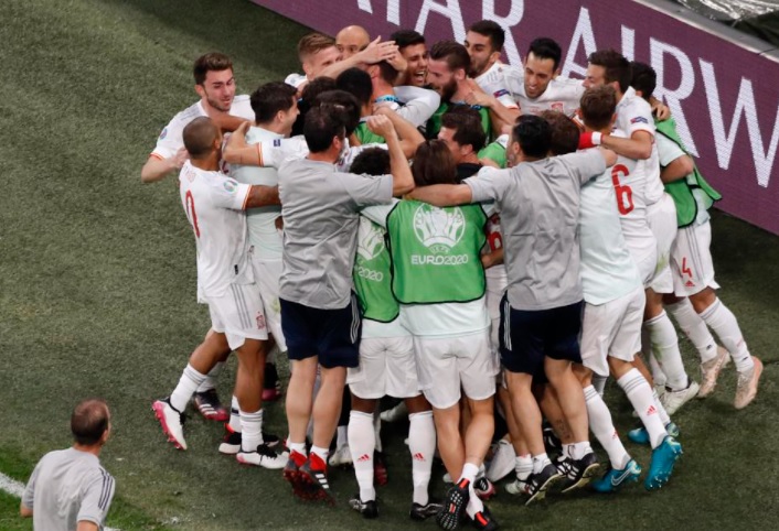 Euro 2020 : Spanyol Lolos ke Semifinal Secara Dramatis