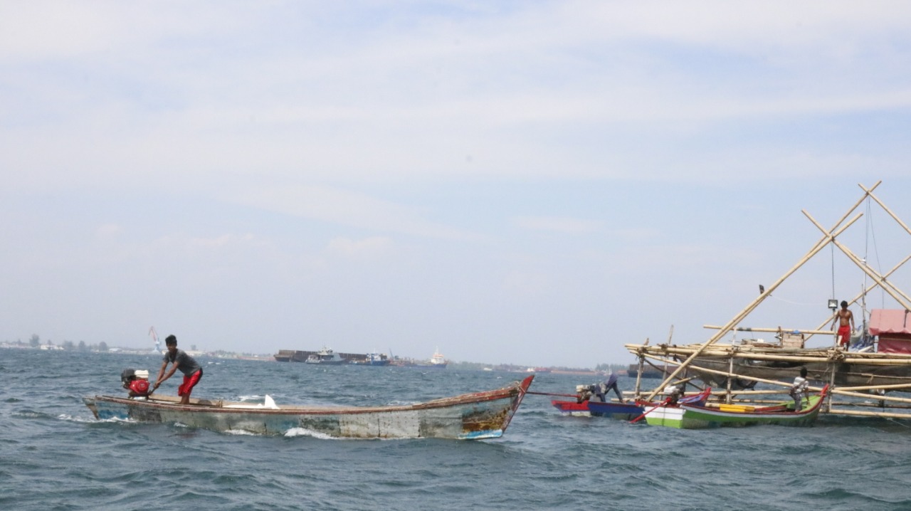 Ganggu Pelayaran, Bagan Apung di Pelabuhan Pulau Baai Ditertibkan