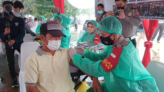 Capai “Herd Immunity”, Polda Bengkulu Gencarkan Vaksinasi Massal