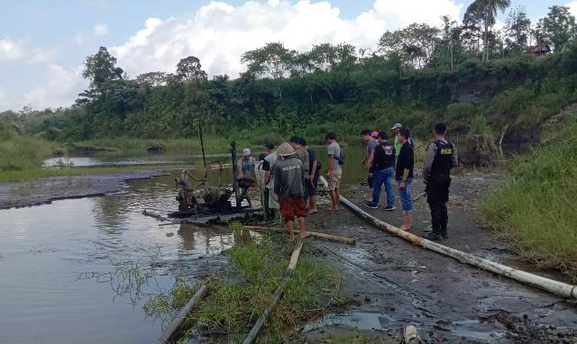 Enam Penambang Ilegal Diamankan