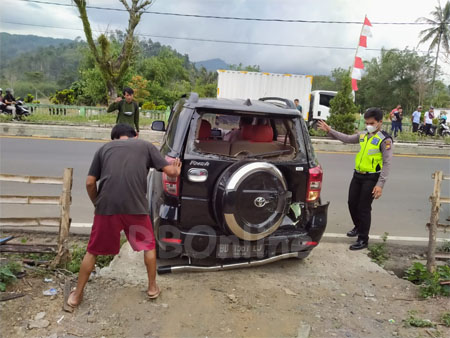 Empat Pengendara Laka Beruntun di Kepahiang Coba Dimediasi Polisi
