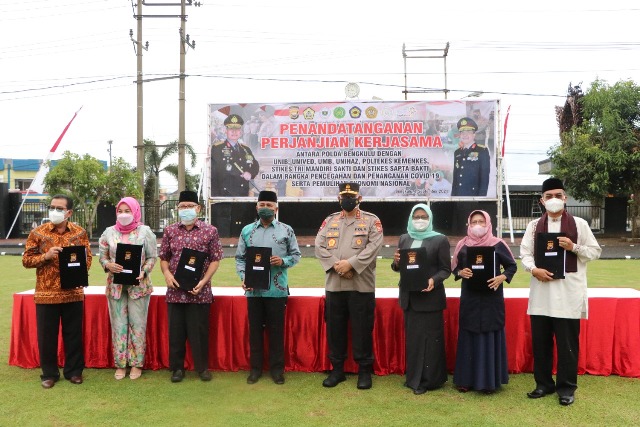 Percepatan Vaksinasi, Polda Gandeng 7 Perguruan Tinggi