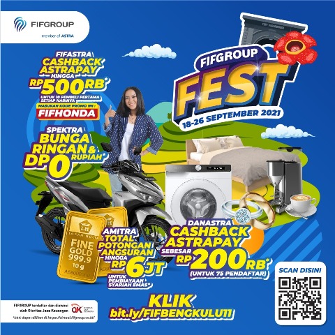 FIFGROUP FEST Bengkulu, Dapatkan Potongan Angsuran 6 Bulan Sekaligus