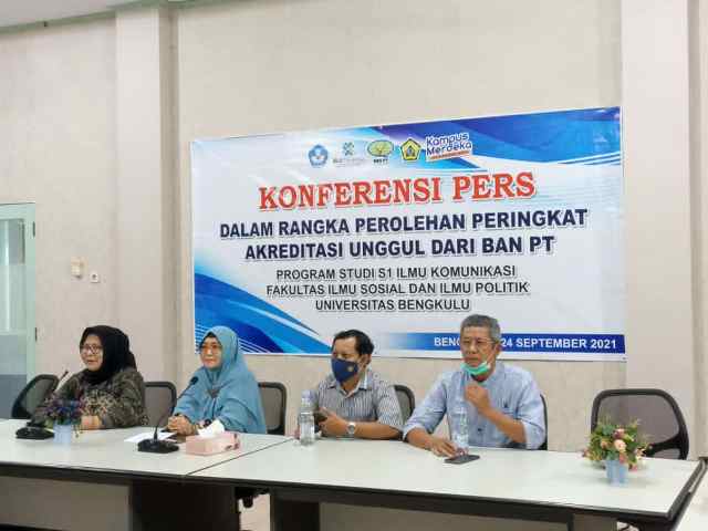 Pertama di Indonesia, Prodi Ilmu Komunikasi FISIP Unib Raih Peringkat Unggul dari BAN PT dengan Standar Format