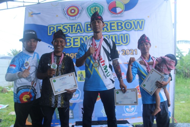 Atlet Panah Bengkulu Dominasi Juara Pesta Barebow Bengkulu 2021