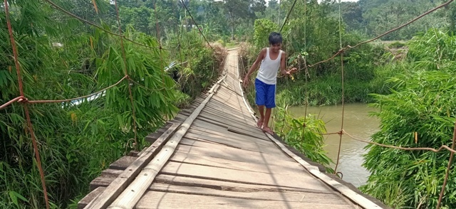Jembatan Gantung di Rejang Lebong Memprihatinkan, Jangan Tunggu Korban Jiwa