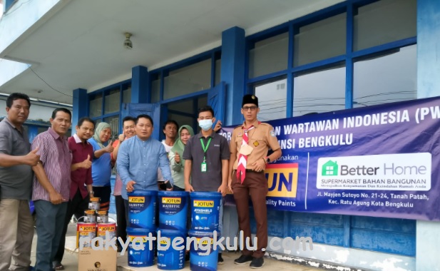 Better Home dan Jotun Remajakan Gedung PWI, Support Ratusan Kg Cat