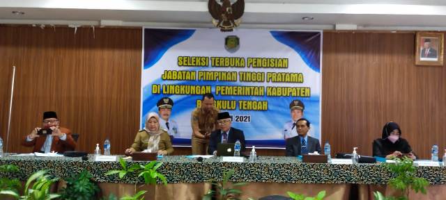 Berikut Tiga Besar Hasil Seleksi JPTP di Bengkulu Tengah