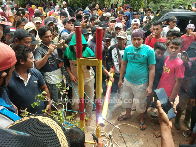 Tuntut Janji Tak Terealisasi, Warga Desa Geruduk Kantor Pamor Ganda