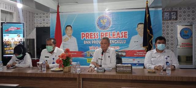 Sepanjang Tahun 2021, BNNP Bengkulu Ungkap 13 Kasus Narkoba