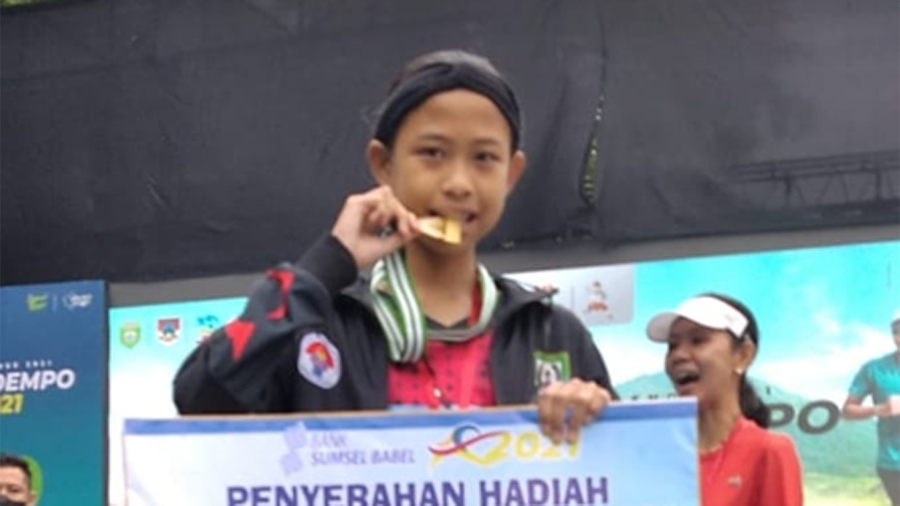 Pelari Bengkulu Berjaya di Sriwijaya Dempo Run 2021