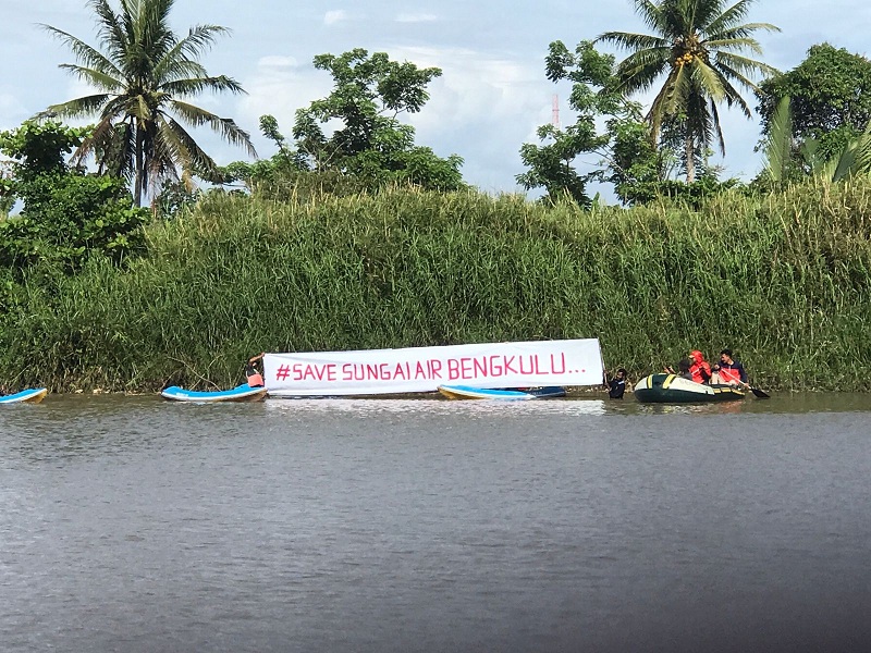 DLHK Akui Sungai Bengkulu Tercemar