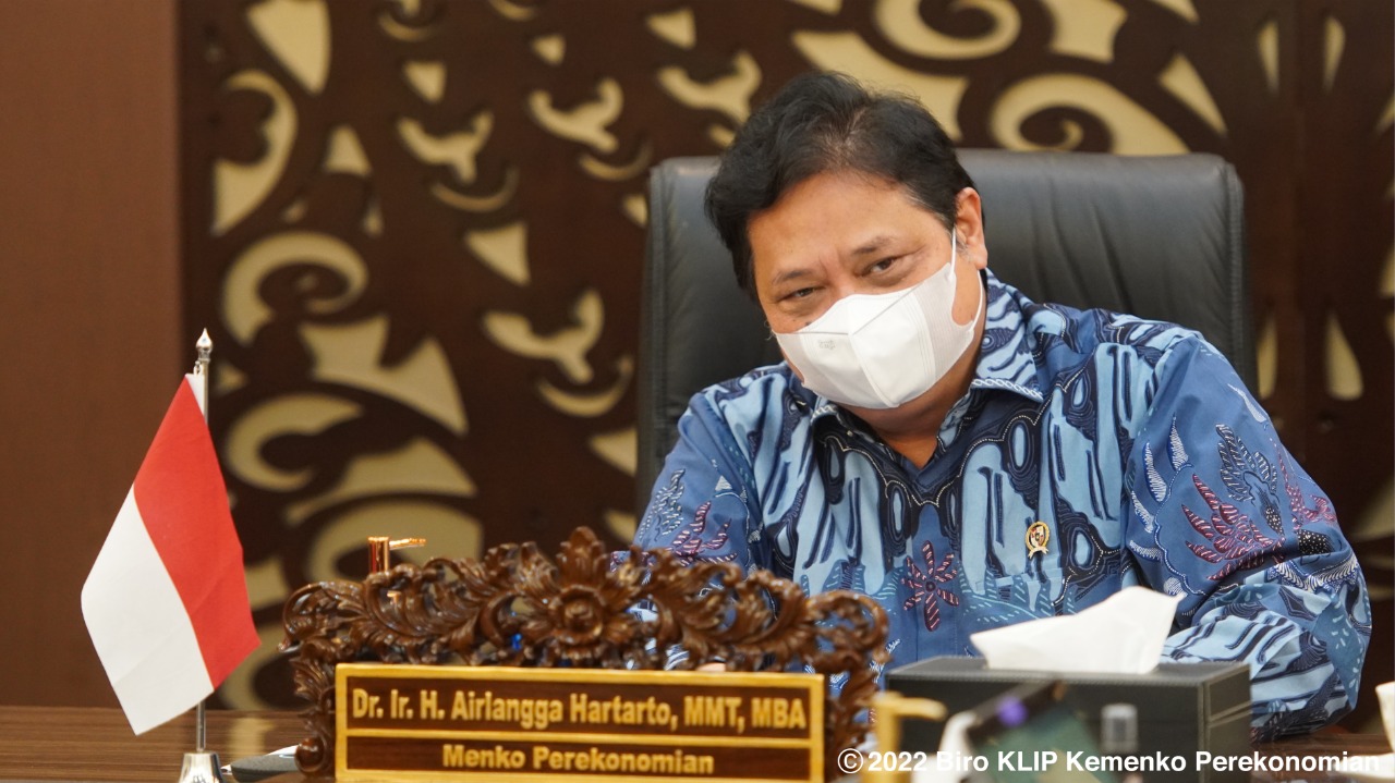 Menko Airlangga: Dihantam Gelombang Covid, Laju Inflasi Tetap Stabil