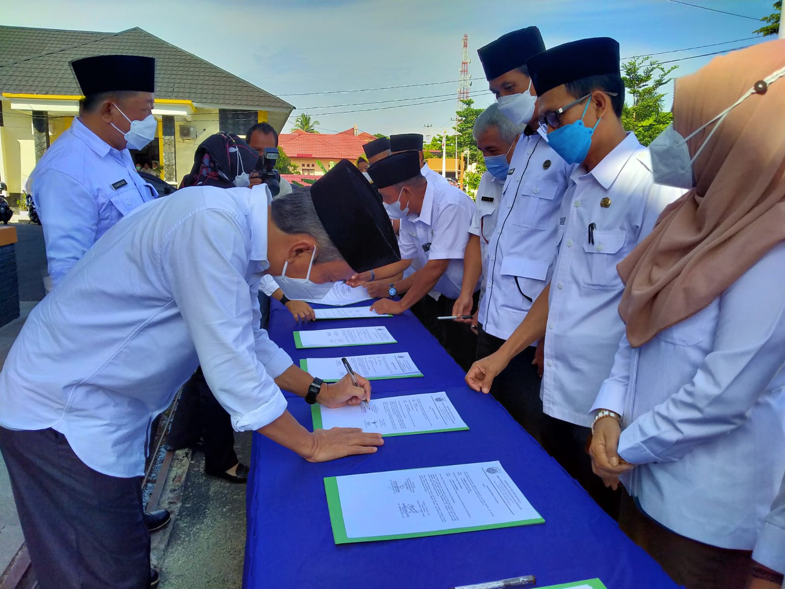 Dinas TPHP Provinsi Bengkulu Teken Perjanjian Kinerja