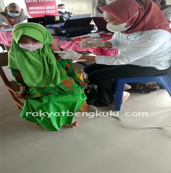 Vaksinasi Anak di Bengkulu Masih Minim