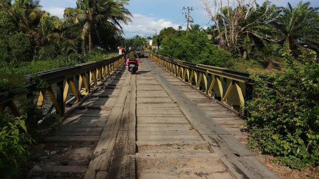 Jembatan Padang Serai Mulai Lapuk