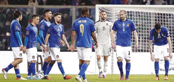 Derita Italia Gagal ke Piala Dunia 2022