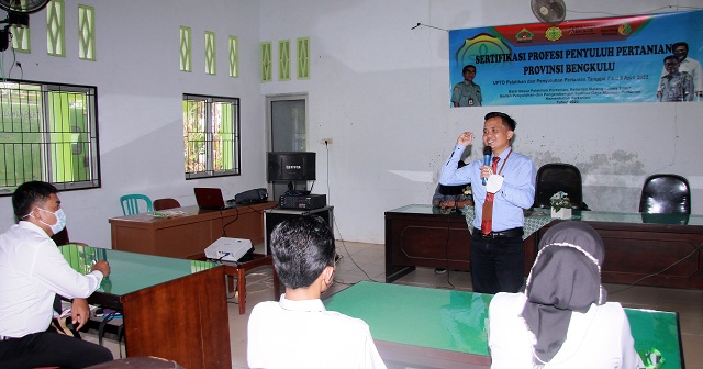Rangkaian Kegiatan Sertifikasi Profesi Penyuluh Perkebunan Provinsi Bengkulu