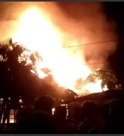 Rumah dan Bedengan di Kebun Geran Ludes Terbakar