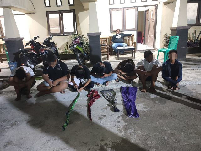 Tawuran Sarung Meresahkan, 10 Pemuda di Bengkulu Diamankan