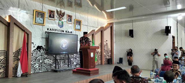 Launching MTQ ke 35 di Kaur, Bupati Sesalkan Tidak Satupun Dewan Hadir