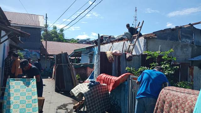 16 Rumah di Kebun Geran Rusak Dihantam Puting Beliung