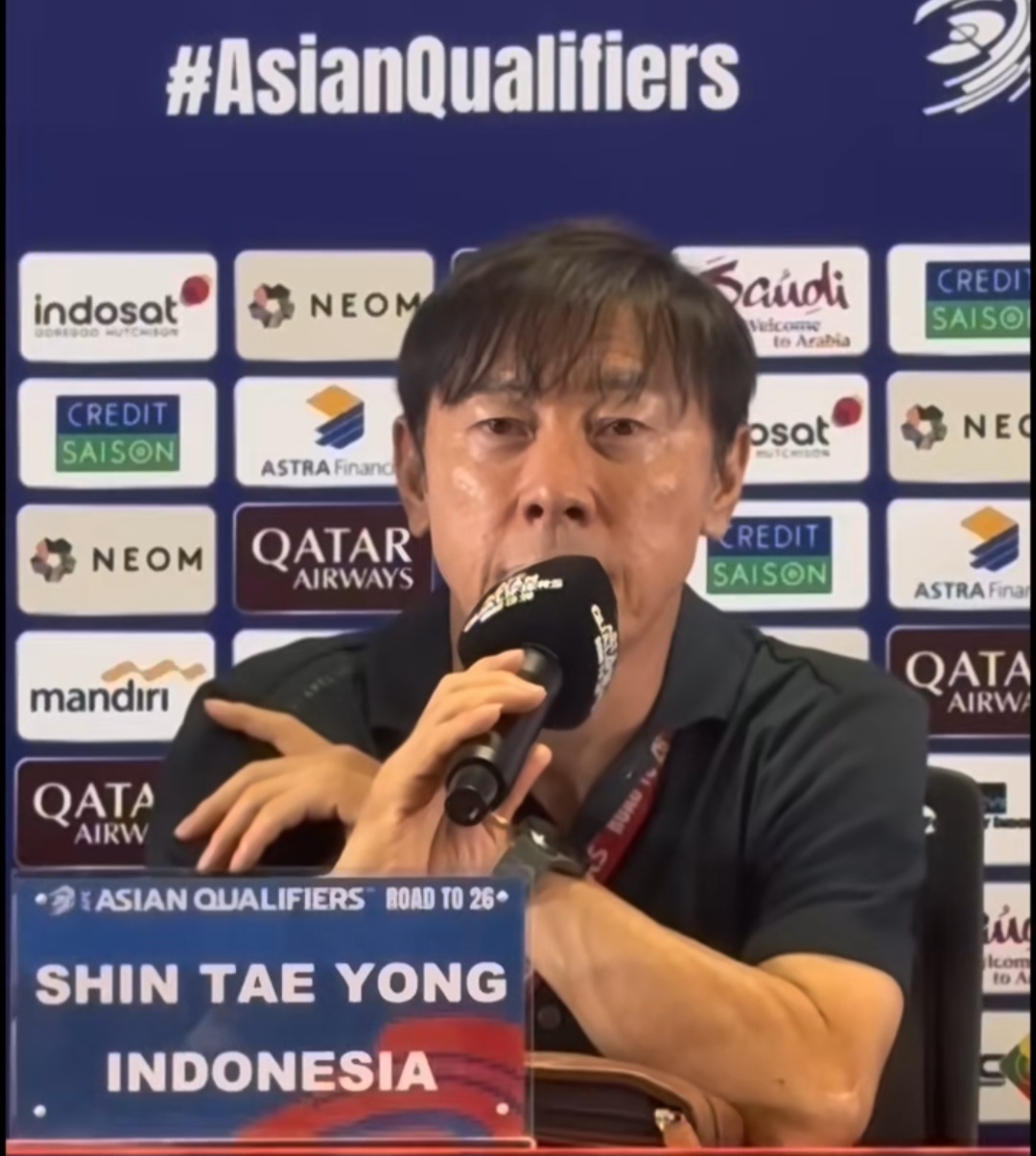 Shin Tae-yong Percaya Diri Timnas Indonesia Bisa Lolos Kualifikasi Piala Dunia 2026