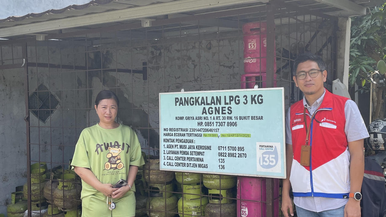 Pertamina Pastikan Pasokan dan Distribusi LPG 3 Kg di Sumbagsel Aman hingga Pangkalan dan Sub Pangkalan