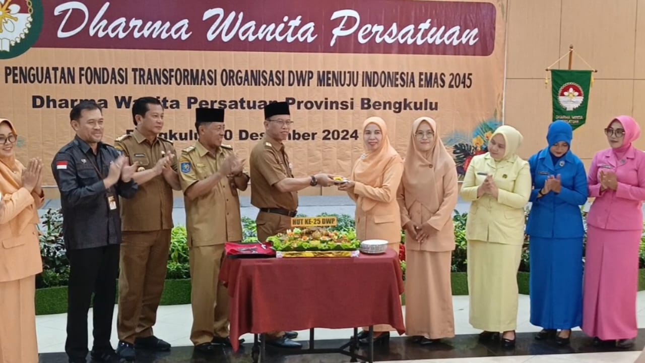 Dharma Wanita Persatuan Provinsi Bengkulu Rayakan HUT ke-25, Dukung Transformasi Menuju Indonesia Emas 2045